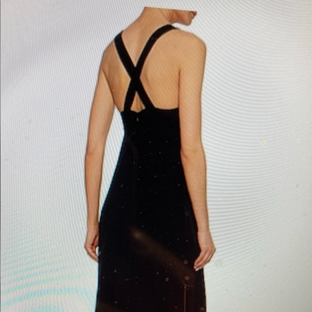 Iris & ink long black dress
